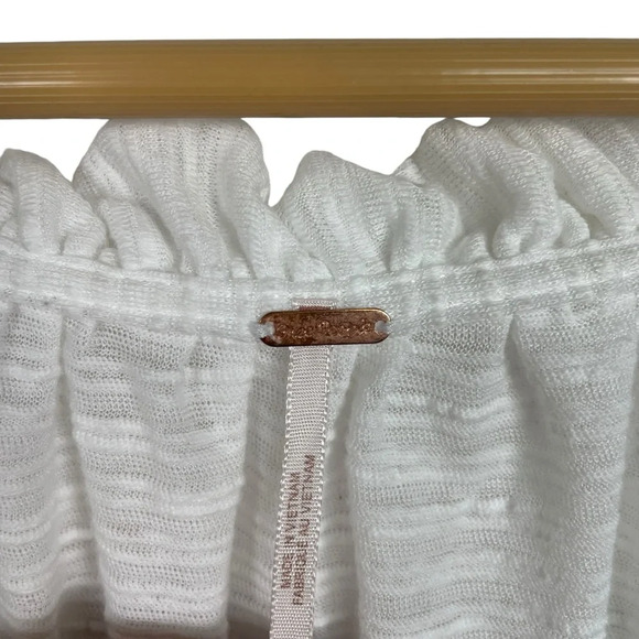 Free People Dorothy Puff Sleeve Peasant Blouse in White Size M - Picture 12 of 12